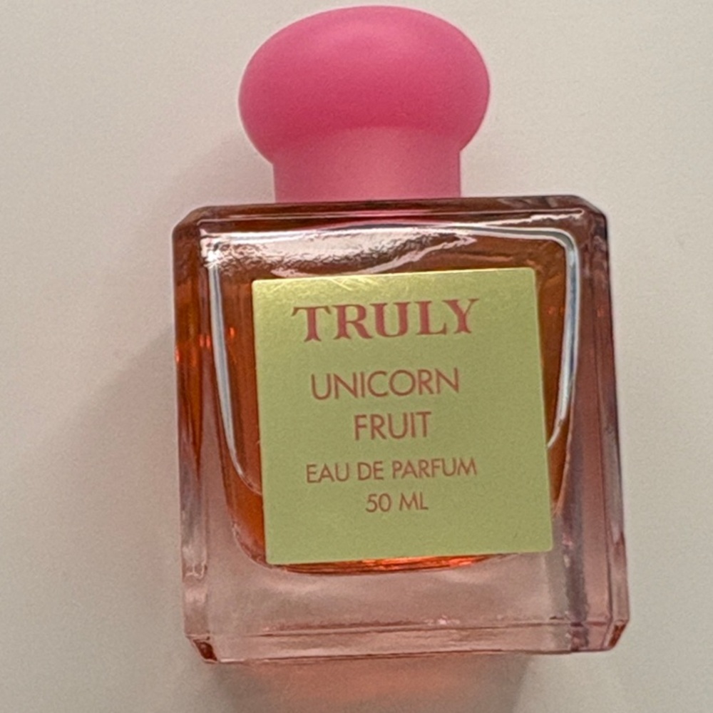 TRULY Unicorn Fruit Perfume with Pink Cap and Gold Label
